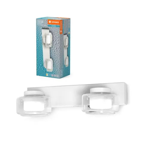Ledvance Orbis Flame 2 X 5,5 W Click Cct Ip44 Weiß – Bild 1