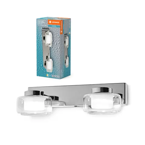 Ledvance Orbis Flame 2x5,5w Click Cct Ip44 Chrom – Bild 1