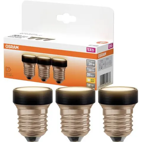 OSRAM LED bulb Star Flat E27 3.5W 827 3-pack – image 1