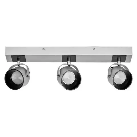 OSRAM LED ceiling light Jupiter, 3-bulb, silver, metal – image 1