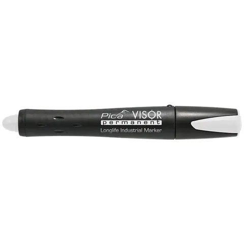 Pica VISOR Permanent Marker Weiß – Bild 1