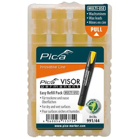 Pica 991/40 Visor Permanent Navulling Geel – afbeelding 1