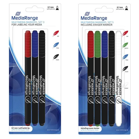MediaRange CD-Marker 0.7 mm Mehrfarbig – Bild 1