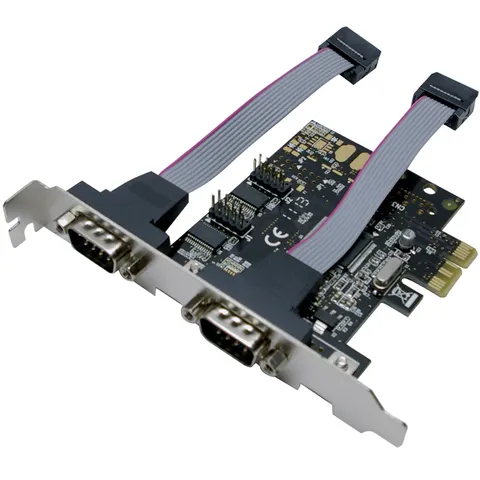 LogiLink PC0031 interfacekaart/-adapter PCI Express Card, 2x Serial – afbeelding 1