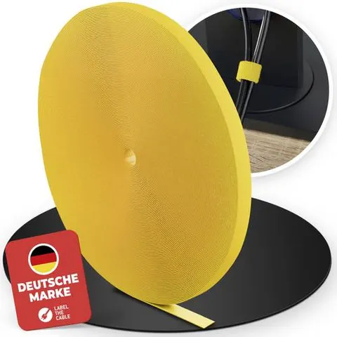 Label the Cable LTC ROLL STRAP PRO 1240 25 m Gelb – Bild 1