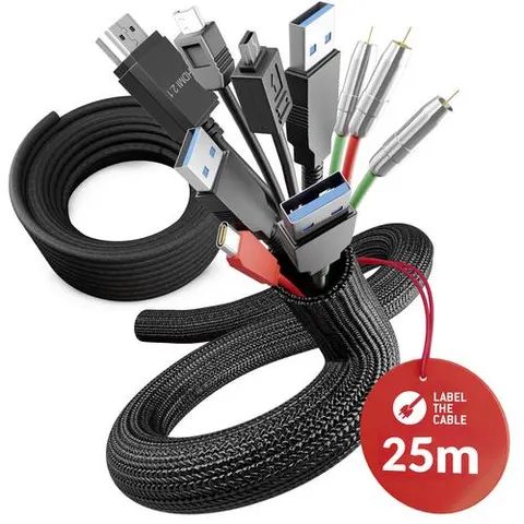 LABEL THE CABLE LTC 5110 PRO - Cable Sleeve, 82 ft, black – image 1