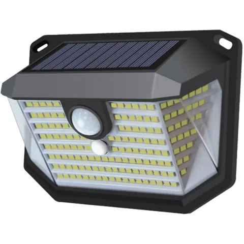 LUXULA LX-LXSO400120 - Solar wall light, PIR light sensor, 3 light modes, IP44 – image 1