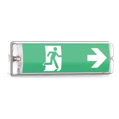 ENOVALITE ELED 200100 - LED emergency exit light fixture, TEST function, IP65 – image 1