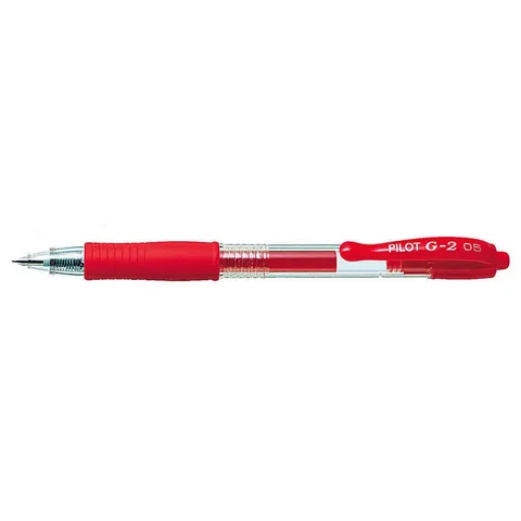 PILOT Gelschreiber G-2 PLUS Fine, rot – Bild 1