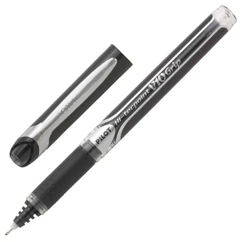 PILOT Tintenroller Hi-Tecpoint V10 Grip, schwarz – Bild 1