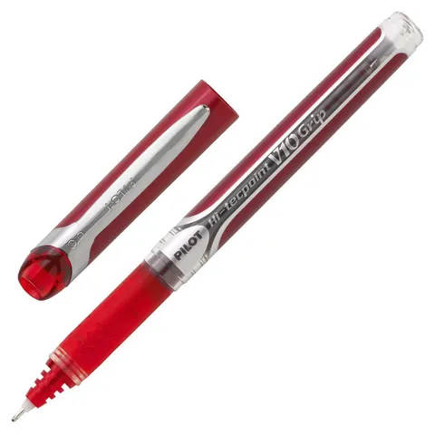 PILOT Tintenroller Hi-Tecpoint V10 Grip, rot – Bild 1