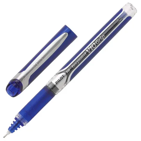 PILOT Tintenroller Hi-Tecpoint V10 Grip, blau – Bild 1