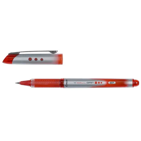 PILOT Tintenroller V-Ball Grip 7, rot – Bild 1