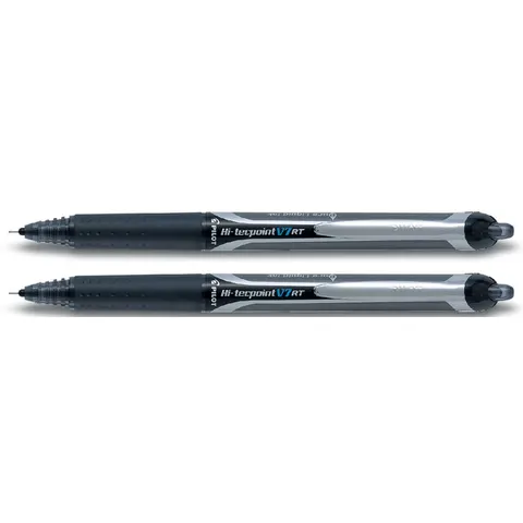 Rollerpen PILOT Hi-Tecpoint V7 RT medium zwart – afbeelding 1