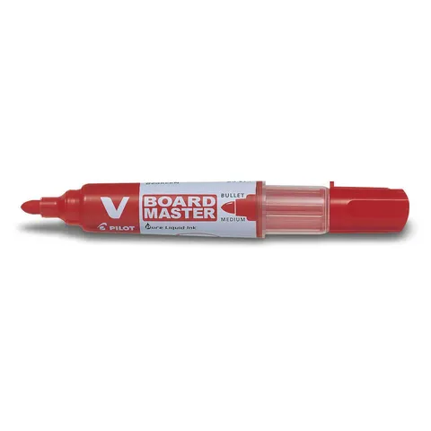 PILOT Whiteboard-Marker V Board MASTER, Rundspitze, rot – Bild 1