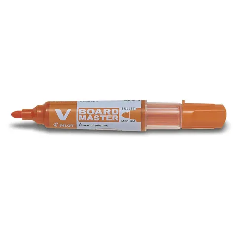 PILOT Whiteboard-Marker V BOARD MASTER, Rundspitze, orange – Bild 1