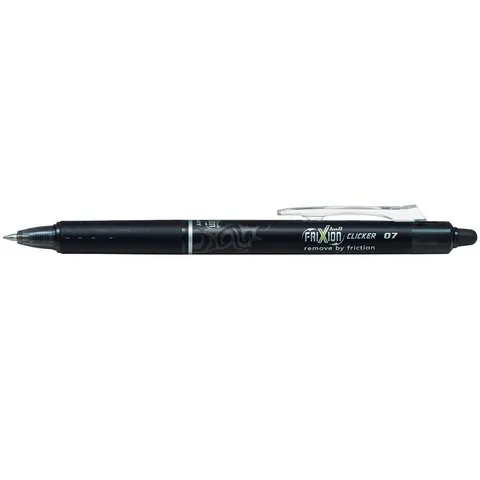 PILOT Tintenroller FRIXION BALL CLICKER 07, schwarz – Bild 1