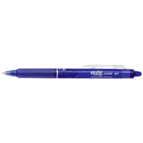 PILOT Tintenroller FRIXION BALL CLICKER 07, blau – Bild 1