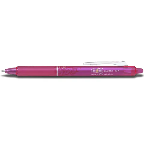PILOT Tintenroller FRIXION BALL CLICKER 07, pink – Bild 1