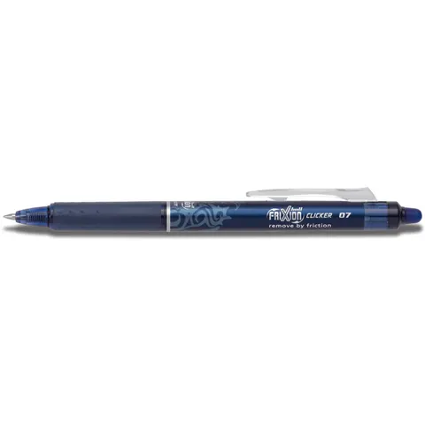 Rollerpen PILOT friXion clicker medium blauwzwart – afbeelding 1