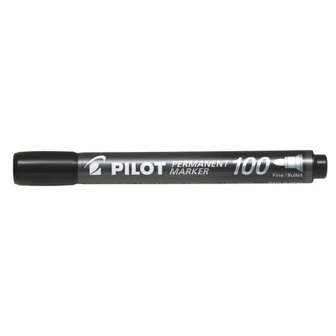 PILOT Permanentmarker 1.0 mm Schwarz – Bild 1