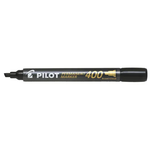 Viltstift Pilot SCA-400-B Schuin 4MM Zwart – afbeelding 1