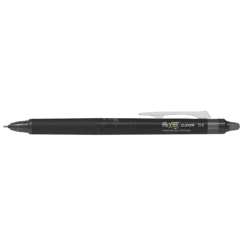 PILOT FRIXION Clicker Tintenroller 0.3 mm Schwarz – Bild 1