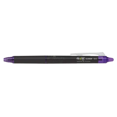 PILOT Tintenroller FRIXION POINT CLICKER, violett – Bild 1