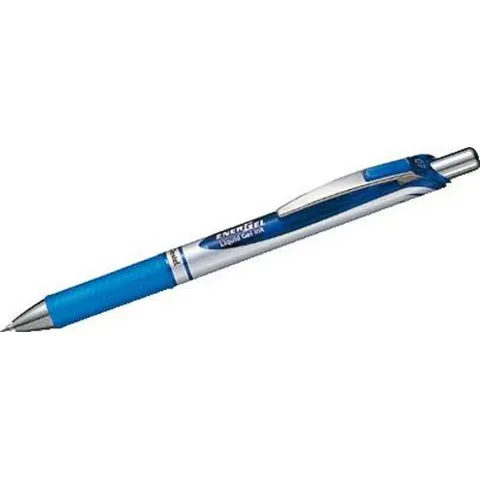 Gelschrijver Pentel BL77 Energel medium blauw – afbeelding 1