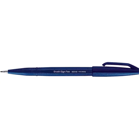 Pentel Brush-Pen Blau – SES15CCAX – Bild 1