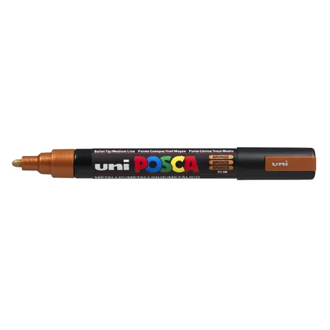 Paintmarker Uni POSCA PC5M medium brons – afbeelding 1