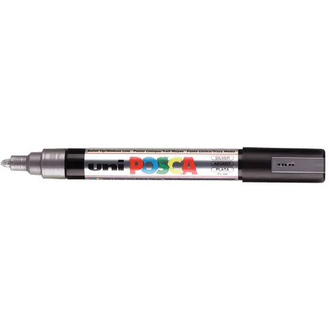 Paintmarker Uni POSCA PC5M medium metallic rood – afbeelding 1