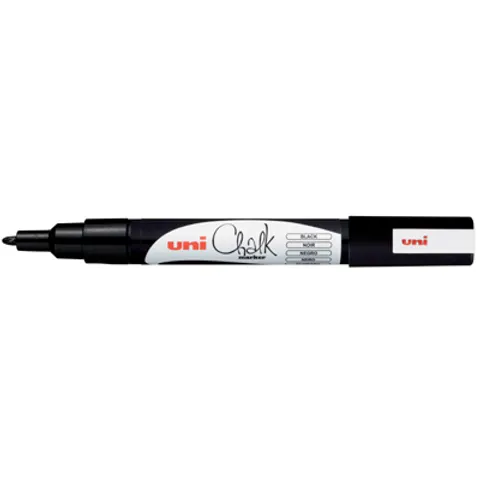Krijtstift Uni-ball chalk rond 0.9-1.3mm fluor geel – afbeelding 1