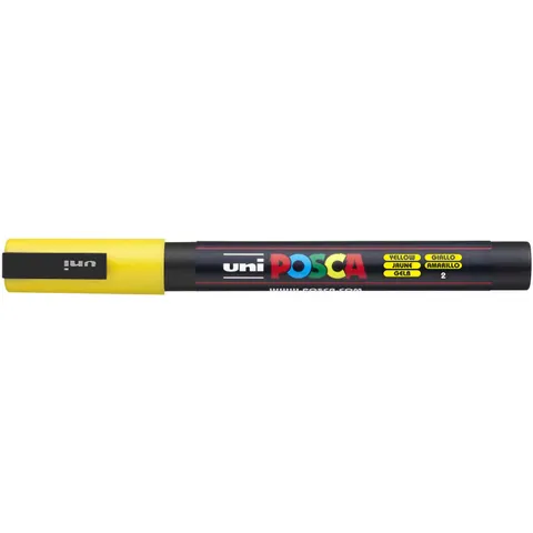 Verfstift Posca PC3M F geel – afbeelding 1