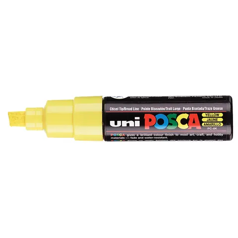 Paintmarker Uni POSCA PC8K breed schuin gl – afbeelding 1