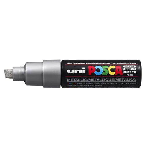 Paintmarker Uni POSCA PC8K breed schuin fluor groen – afbeelding 1