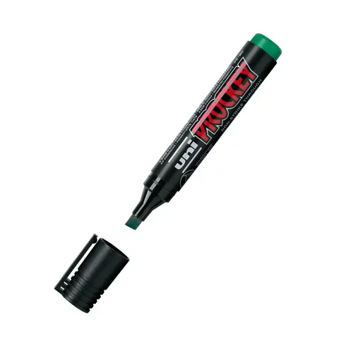 Mitsubishi Marker uni PROCKEY Keilspitze grün – Bild 1