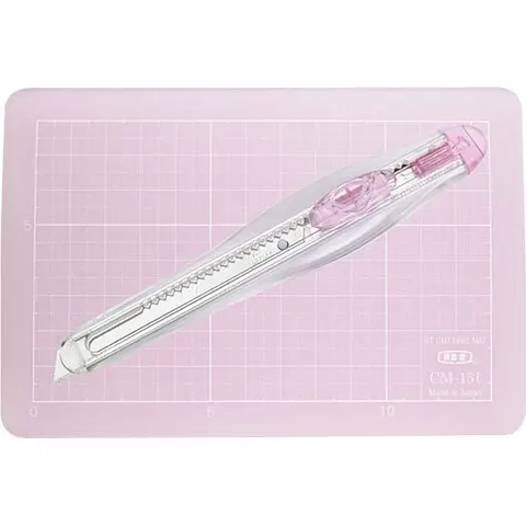 NT Cutter und Schneidematte Set-AM350P, rosa – Bild 1