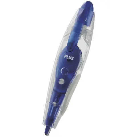 PLUS JAPAN correctieroller 5 mm x 6 m, blauw – afbeelding 1