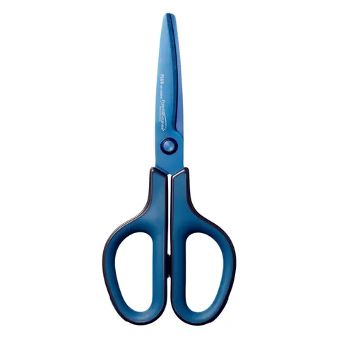 PLUS JAPAN Schere 17.5 cm schwarz/blau – Bild 1