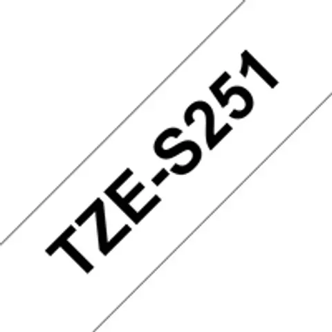 BROTHER P-TOUCH TZES251 - Label Printer Tape, Adhesive-Laminated – image 1