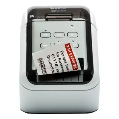 Labelprinter Brother DK QL-810Wc desktop 62mm wit – afbeelding 1