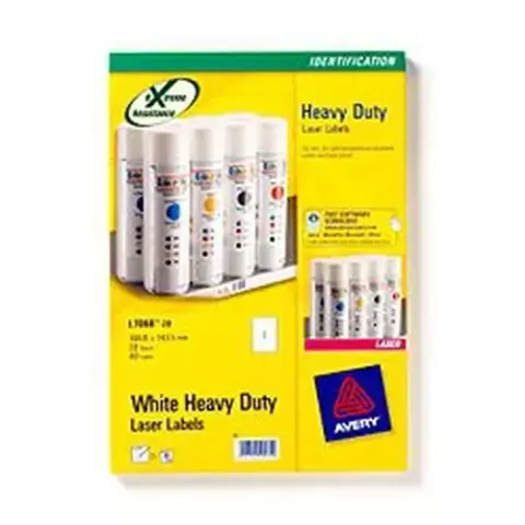 Avery Heavy Duty Laser Labels White – image 1