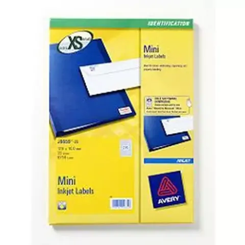 Avery Mini Inkjet Labels White – J865925 – image 1