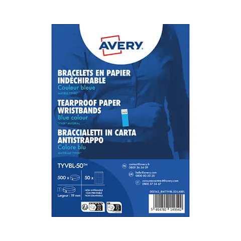 AVERY Zweckform Eintrittsbänder neonblau – Bild 1