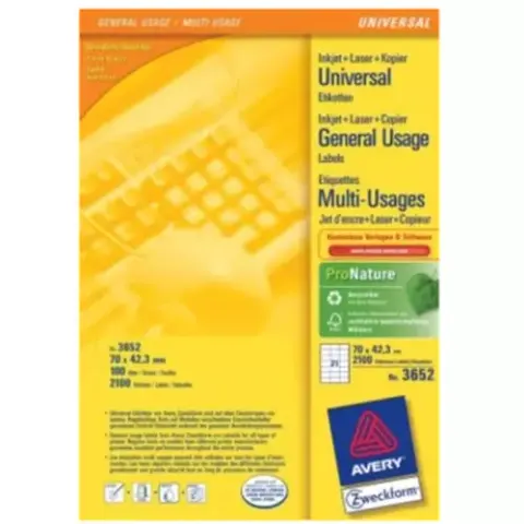 Avery Multi-Function Labels White – image 1