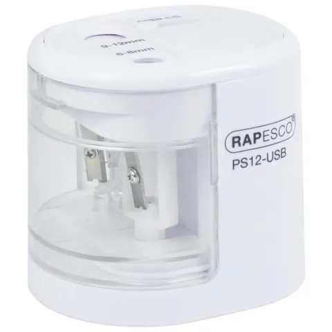 RAPESCO® elektrischer Anspitzer PS12 weiß – Bild 1