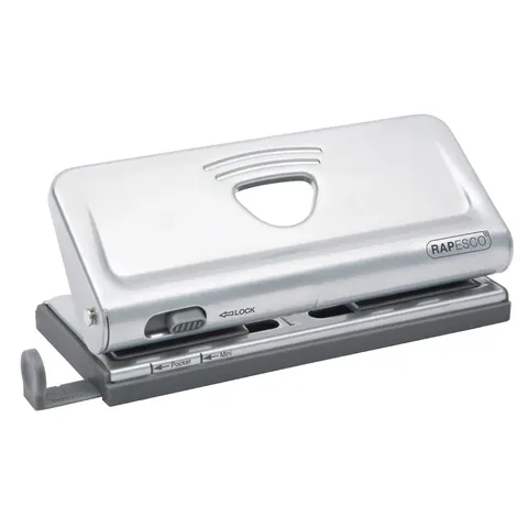 Perforator 6-gaats Rapesco Organizer Zilver – afbeelding 1