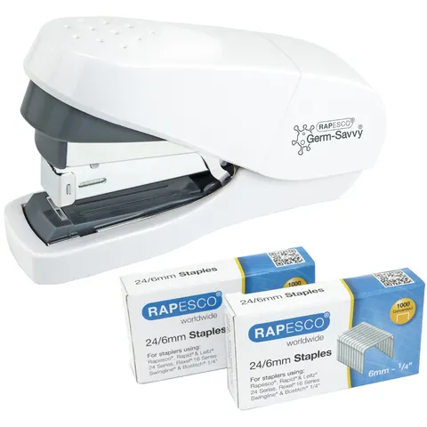 Rapesco Eco Flat Clinch klinkmachine wit, 35 vel – afbeelding 1