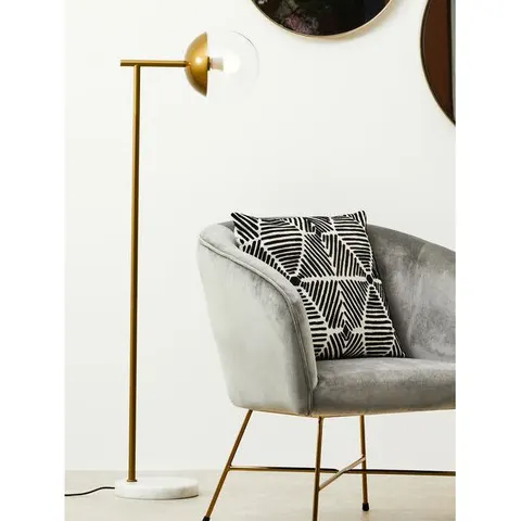 Gold Finish Metal Floor Lamp | Revive – image 1